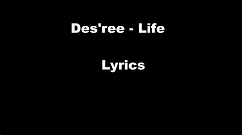 life life life lyrics|life lyrics des'ree.